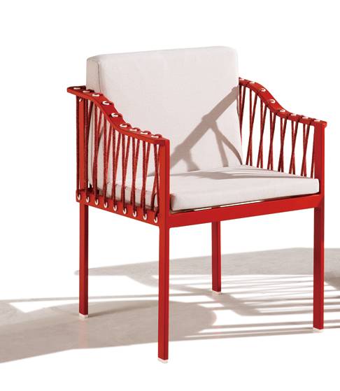 amber dining chair with cushion