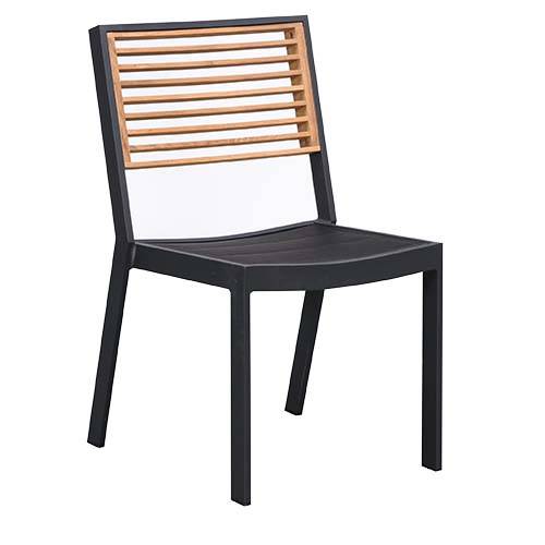 avant stackable dining chair without arms