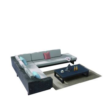 Provence 5 Seater Sectional Sofa Set with Chaise Extension