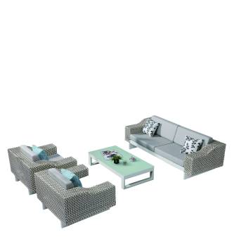 Provence 5 Seater Sofa Set with 2 Club Chairs