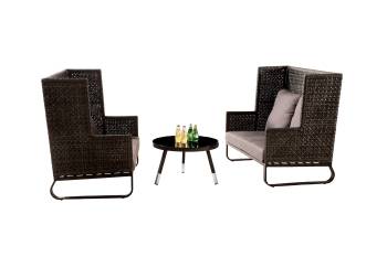 Polo Seating Set for 4 with coffee table