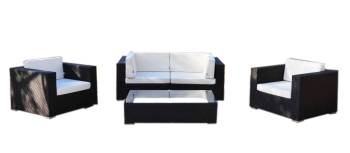 Swing 46 Modular Loveseat Set with 2 club chairs 