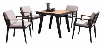 Onyx Dining Set For 4   