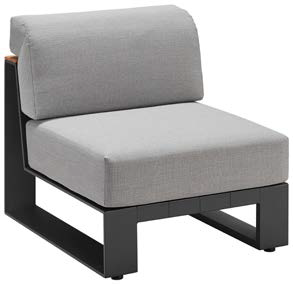 Aspen Middle Armless Chair - QUICK SHIP 
