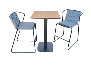 Martinique Bistro Bar Set For 2 - QUICK SHIP